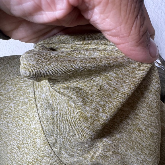 Athleta Uptempo‎ II Hoodie Sweatshirt Olive Green Lounge Athleisure Size L - Picture 5 of 10